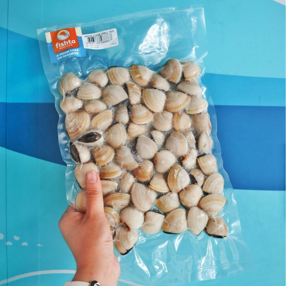 Small All White Shell Mix - 1kg