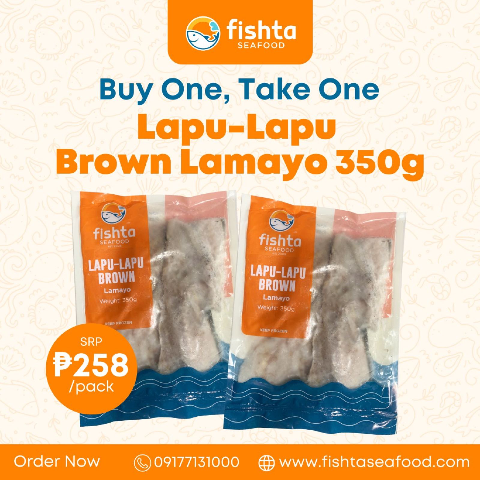 Buy1Take1: Lapu-Lapu Brown Lamayo 350g